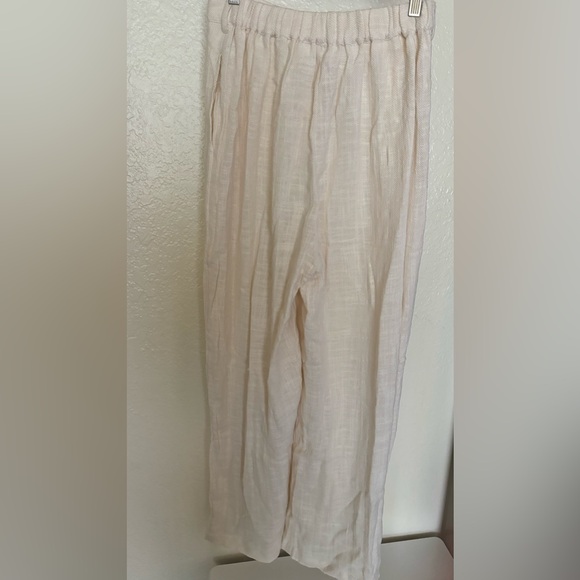 Free People NWOT - tailored pants in color Cream. Size M - Picture 5 of 8
